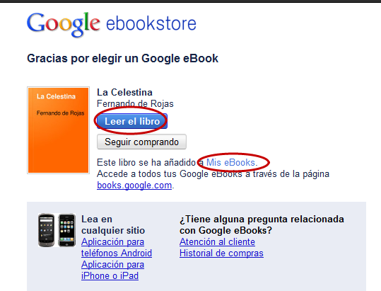 Gracias por elegir un Google eBook