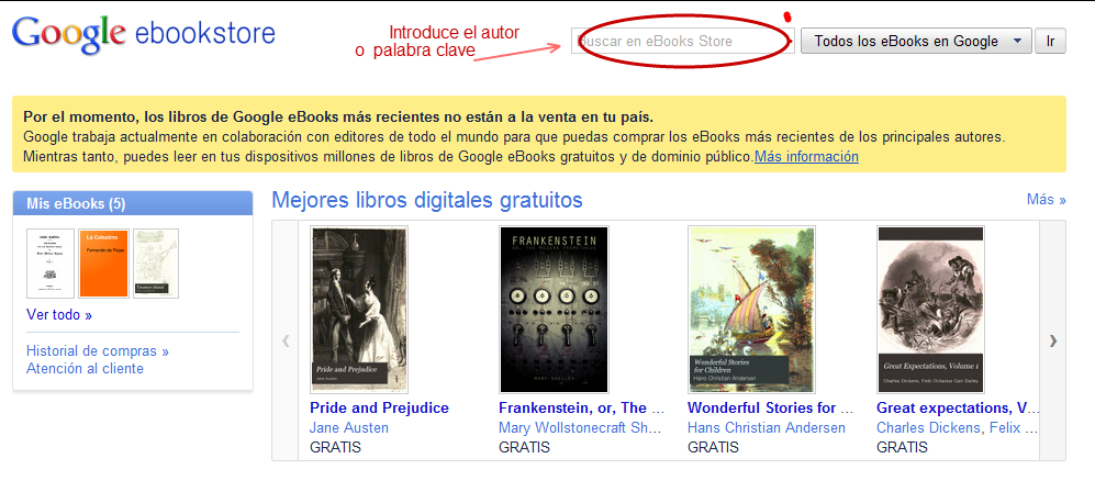 Google eBooks Store