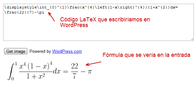 formula matematicas en wordpress