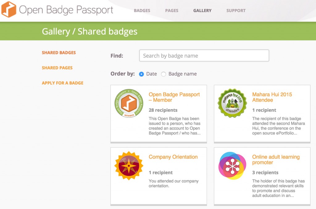 open badge passport