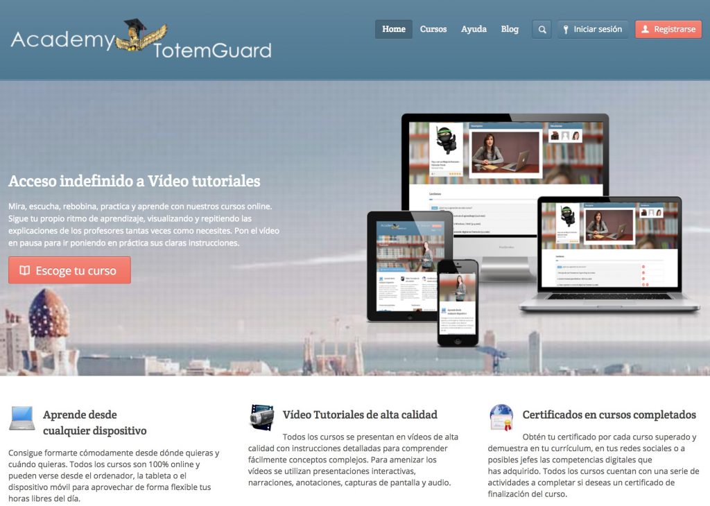 Academy-totemguard-LMS-wordpress