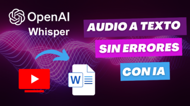 Audio a texto IA whisper